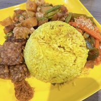 Nasi Kuning (黃薑飯）  at Ci En (Plant Based Vegetarian) 慈恩素食 in Northeast Singapore