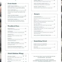 menu! clearly marked options   at The Island in Papamoa