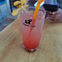 Strawberry Soda at Elephant Cafe' by Tan in Phuket