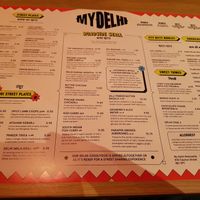 Menu #Veganuary at My Delhi Sunderland Indian Restaurant in Sunderland