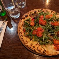 Ortolana pizza with vegan cheese at SIMPLE in Perth
