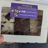 Cookies and cream, Nutella and salted caramel at The Original Fremantle Fudge in Fremantle