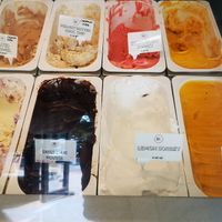 3 ice creams and 3 sorbets to choose from at Gelato Bar in Cottesloe