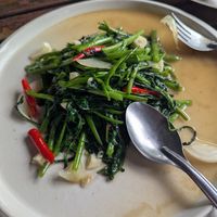 Morning glory at Life Style Thai Food in Koh Phangan