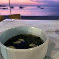 Miso soup   at Warung Pacific in Lembongan
