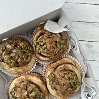 Vegan cinnamon rolls   at Warung Pacific in Lembongan