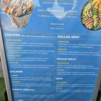 Menu on street sign at Fitchen - Vlaanderenstraat in Ghent