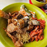 Dry noodles ~ 10/10/23 at Ru Yi Vegetarian - 如意素食 in Central Singapore