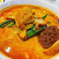 Curry noodles   at Hainan Village Malayan Kopitiam  in Puchong