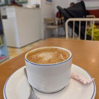 Oat flattie at bleue! in Tunis