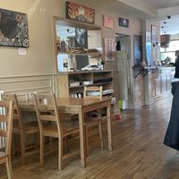 Cafe entrancee  at My Fine Deli in Glastonbury