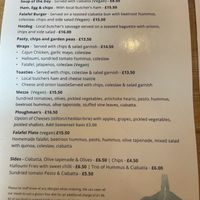 Menu  at My Fine Deli in Glastonbury