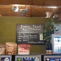 Food menu, drink menu is much larger at Klimzaal Blok in Antwerpen