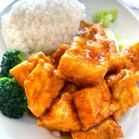 General Tso’s tofu  at Mai Noodle House in Gettysburg