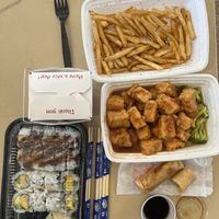 Stale fries. Egg rolls and vegetable rolls are the only things worth getting at this restaurant.  at Mai Noodle House in Gettysburg