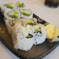 Vegetable roll w/ avocado, cucumber,  and asparagus at Mai Noodle House in Gettysburg