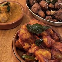 Mixture of vegan tapas   at The Pier Ceylon in Herne Bay