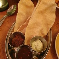 Poppadoms at The Pier Ceylon in Herne Bay