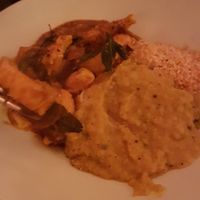 Fake prawn curry at The Pier Ceylon in Herne Bay