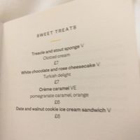 Creme caramel for dessert at Voco Grand Central in Glasgow