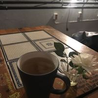 Forgot to take a photo of my food, here is a nice tea😄 at Kafe 44 in Stockholm