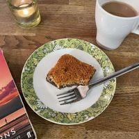 coconut-chocolate cake   at Kafe 44 in Stockholm