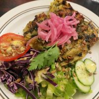 Pesto lasagna. at Kafe 44 in Stockholm