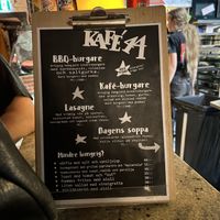 Menu as of oct- 23   at Kafe 44 in Stockholm