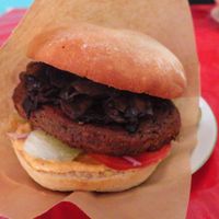 The 44 (garlic fried mushrooms) at Kafe 44 in Stockholm