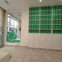 Inside at Matcha Social Club in Paris