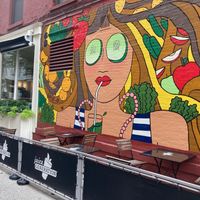 Front/outdoor seating at Juice Generation - 18th St in New York City