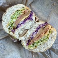 vegan pee wee  at Ike's in Poway