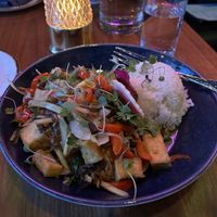 Ginger stir fry   at BODHI in Indianapolis