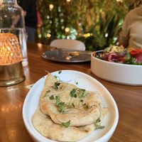 Vegan naan  at BODHI in Indianapolis