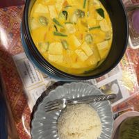 Tom kha or red Curry  at YA Restaurant in Phuket