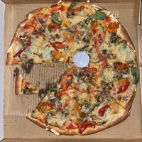 large vegie patch pizza  at Cielo Gourmet Pizza & Pasta in Mckinnon