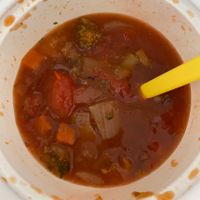 Vegetable soup   at Slow Cali in Seoul