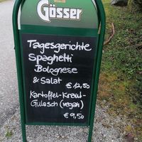 Tagesmenü mit veganer Option at Der Bodenbauer in Saint Ilgen