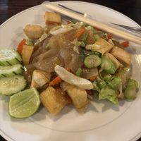 Vegan Fried Noodle with Tofu  at Yum Yum Da & Ball in Koh Phangan
