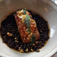 Smoked tofu with black lentils at Ground Provisions in West Chester