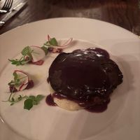 Portabella Steak truffled pomme puree, hakurei turnips, bordelaise at Ground Provisions in West Chester