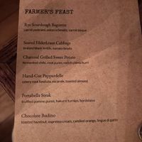 Menu at Ground Provisions in West Chester