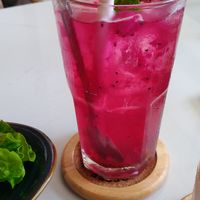 Dragonfruit Tea at SHAKTI in Nha Trang