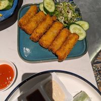 Fruit spring rolls at SHAKTI in Nha Trang