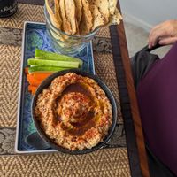 Hummus was amazing (not so much a Khmer dish but yum!) at Mekong MoJo  in Krong Kracheh