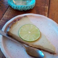Key lime pie at Artillery Arts Cafe in Phnom Penh