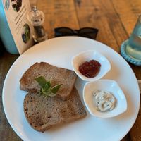 Toast and jam at Artillery Arts Cafe in Phnom Penh