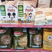 diverse kinds of pasta at Charlie's Grocery in Seoul