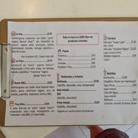 Menu at Goy's Plant-Based Burgers - Americana in Guadalajara