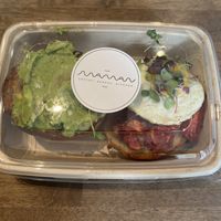 Maman’s breakfast sandwich without bacon (takeout)  at Maman in Brooklyn